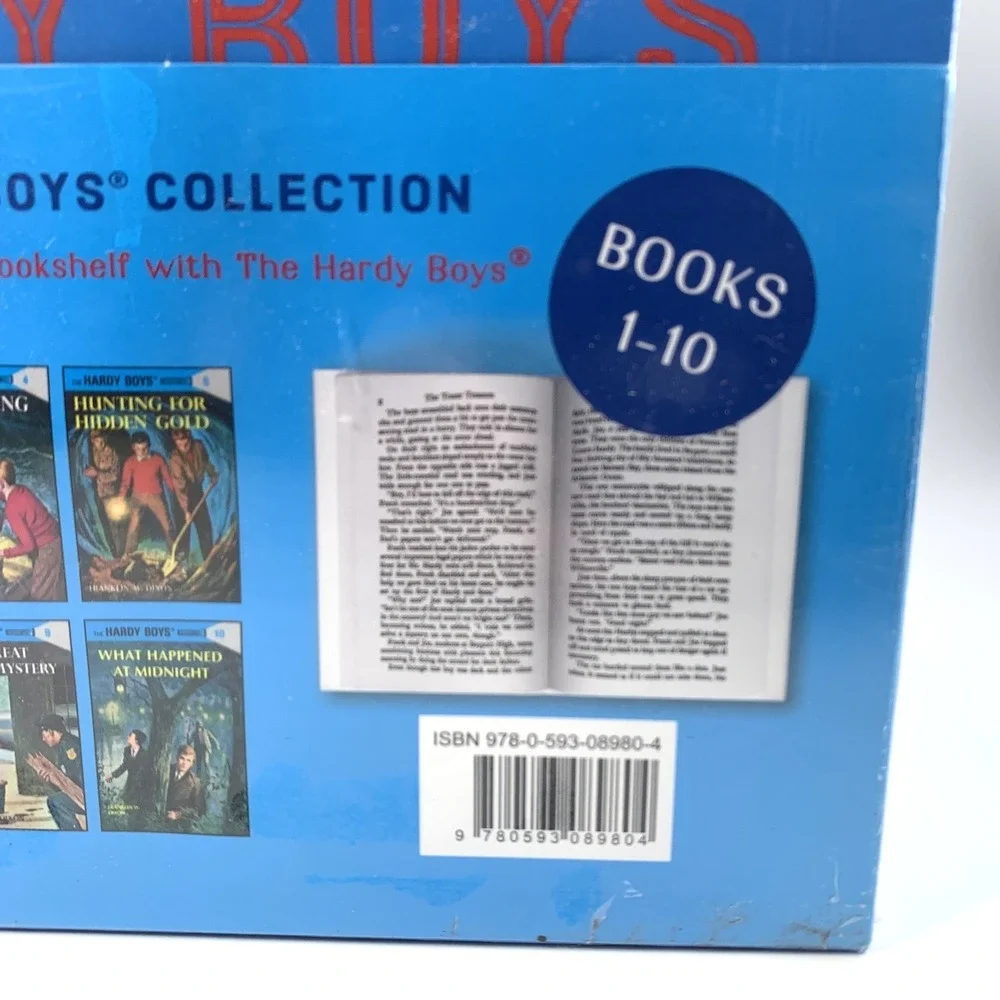 New The Hardy Boys Collection Books 1-10 Complete Hardcover Box Set Factory Seal